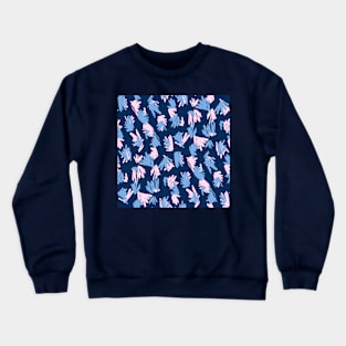 Navy Terrazzo Doodle Crewneck Sweatshirt